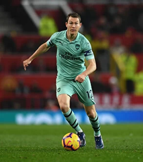 Manchester United v Arsenal 2018-19 Collection: Stephan Lichtsteiner in Action: Premier League Clash between Manchester United and Arsenal (2018-19)