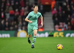 Southampton V Arsenal 2018-19 Prints: Stephan Lichtsteiner in Action: Southampton vs Arsenal, Premier League 2018-19