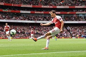 Arsenal v Manchester City 2018-19 Collection: Stephan Lichtsteiner (Arsenal). Arsenal 0: 2 Manchester City
