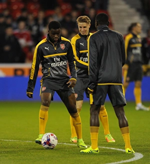 Nottingham Forest V Arsenal EPL Cup 3rd Round 2016-17 Prints: Stephy Mavididi (Arsenal). Nottingham Forest 0: 4 Arsenal. EPL League Cup. 3rd Round