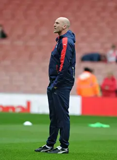 Arsenal V Chelsea 2015-16 Prints: Steve Bould: Arsenal Assistant Manager Ahead of Arsenal vs Chelsea (Premier League 2015-16)