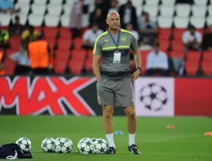 Paris Saint Gernain V Arsenal 2016-17 Prints: Steve Bould: Arsenal Assistant Manager Ahead of PSG Showdown in Paris, 2016
