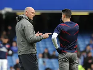 Steve Bould (Arsenal Assistant manager) Gabriel (Arsenal)