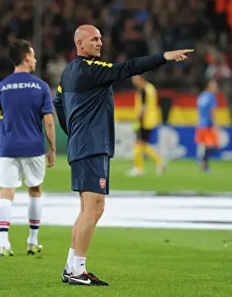 Montpellier V Arsenal 2012-13 Prints: Steve Bould: Arsenal Assistant Manager Gears Up for Montpellier Clash (2012-13)