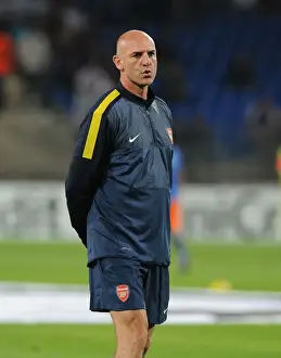 Montpellier V Arsenal 2012-13 Prints: Steve Bould: Arsenal Assistant Manager Prepares for Montpellier Showdown (2012-13)
