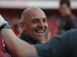Arsenal V Burnley 2017-18 Prints: Steve Bould: Arsenal Manager Focuses on Burnley Clash (Arsenal v Burnley 2017-18)