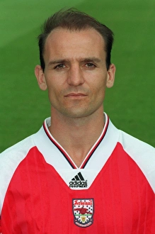 Bould Steve Collection: Steve Bould, Arsenal Photocall