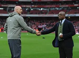 Arsenal V Lincoln City 2016-17 Prints: Steve Bould and Ian Wright Reunited: Arsenal's FA Cup Quarter-Final Showdown vs
