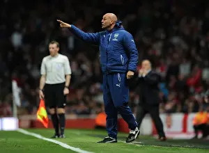 Arsenal V Sunderland 2014-15 Prints: Steve Bould Leads Arsenal in Premier League Battle against Sunderland (2014-15)