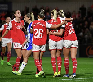 Arsenal Women V Brighton And Hove Albion Women 2022-23 Prints: Stina Blackstenius Brace Powers Arsenal to Victory over Brighton in FA WSL