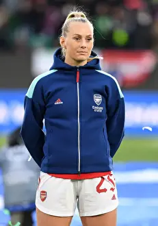 VfL Wolfsburg V Arsenal Women 2021-22 Prints: Stina Blackstenius Prepares for Arsenal's Champions League Showdown against VfL Wolfsburg