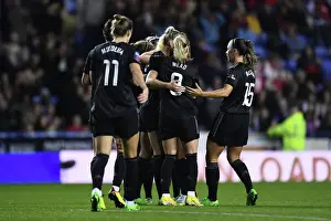 Reading Women V Arsenal Women 2022-23 Prints: Stina Blackstenius Scores for Arsenal in FA WSL Match against Reading