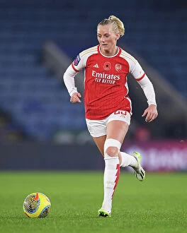 Images Dated 13th November 2023: Stina Blackstenius Scores: Arsenal Women Triumph Over Leicester City in WSL Clash