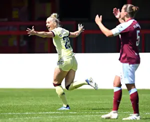 West Ham United Women V Arsenal Women 2021-22 Prints: Stina Blackstenius Scores First Goal: Arsenal Women Defeat West Ham United Women in FA WSL 2021-22