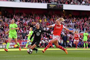 Arsenal Women V Vfl Wolfsburg 2022-23 Prints: Stina Blackstenius Scores the Opener: Arsenal Women's Champion League Semifinal vs
