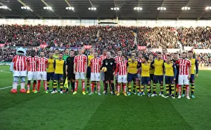 Stoke City vs. Arsenal: Premier League Showdown - Arsenal Team vs. Stoke Team (2014-15)