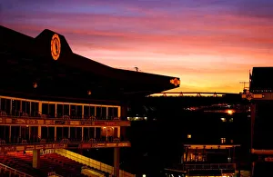 Trending: The Sun sets over The Arsenal and Emirates stadiums