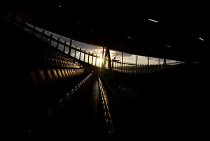 Arsenal V Manchester City 2016-17 Prints: Sunburst over Emirates Stadium: Arsenal vs Manchester City, Premier League 2016-17