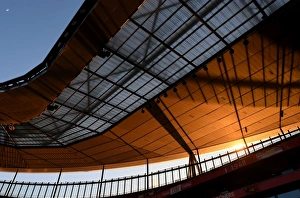 Arsenal V Östersunds FK 2017-18 Prints: Sunset at Emirates: Arsenal vs Östersunds FK, UEFA Europa League