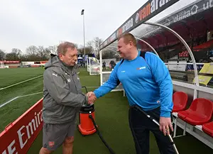Sutton United V Arsenal 2016-17 Prints: Sutton's Surprise Encounter: Vic Akers and Wayne Shaw's Unforgettable FA Cup Fifth Round Moment