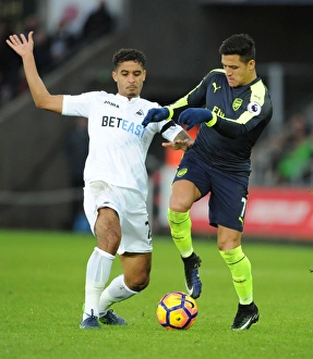 Images Dated 14th January 2017: Swansea City v Arsenal - Premier League