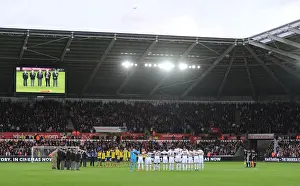 Swansea vs Arsenal: Premier League Showdown - Moment of Silence (November 2014)