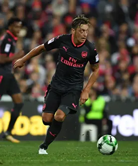 Sydney FC V Arsenal - 2017-18 Prints: SYDNEY, NEW SOUTH WALES - JULY 13: Mesut Ozil of Arsenal during the pre-season friendly match between Sydney FC