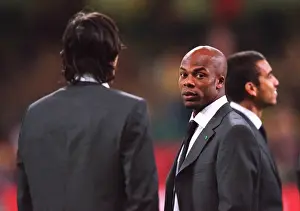Arsenal V Southampton FA Cup Final Prints: Sylvain Wiltord in his suit before the match. Arsenal 1: 0 Southampton. The F