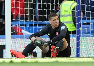 Chelsea V Arsenal 2013-14 Prints: Szczesny's Disappointing Day: Chelsea Crushes Arsenal 6-0 in Premier League (2014)