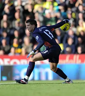 Norwich City V Arsenal 2011-12 Prints: Szczesny's Shining Performance: Arsenal's Premier League Win at Norwich (2011-12)