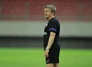 Images Dated 12th September 2012: Terry Burton Leads Arsenal U19 against Olympiacos in NextGen Series Match