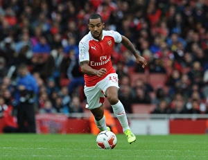 Theo Walcott in Action: Arsenal vs. VfL Wolfsburg at Emirates Cup 2015/16