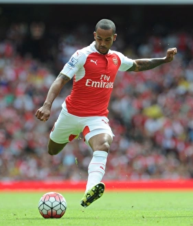 Arsenal V West Ham United 2015-16 Prints: Theo Walcott in Action: Arsenal vs. West Ham United (2015-16)