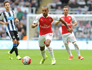 Theo Walcott in Action: Arsenal vs. Newcastle United, Premier League 2015-16
