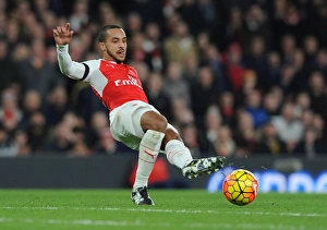 Arsenal V Bournemouth 2015-16 Prints: Theo Walcott in Action: Arsenal vs. Bournemouth (Premier League 2015-16, Emirates Stadium)