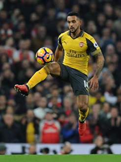 Manchester City V Arsenal 2016-17 Prints: Theo Walcott in Action: Arsenal vs. Manchester City, Premier League 2016-17