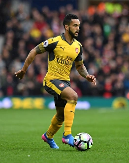West Bromwich Albion V Arsenal 2016-17 Prints: Theo Walcott in Action: Arsenal vs. West Bromwich Albion, Premier League 2016-17