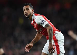 Arsenal v West Ham United 2016-17 Collection: Theo Walcott in Action: Arsenal vs. West Ham United, Premier League 2016-17