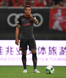 Bayern Munich V Arsenal 2017-18 Prints: Theo Walcott in Action: Arsenal vs. Bayern Munich, 2017 Pre-Season Friendly in Shanghai