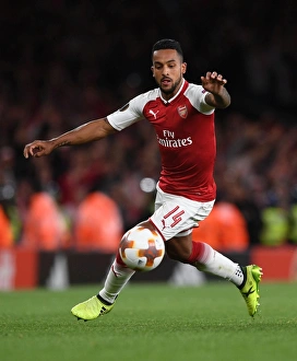 Arsenal V FC Köln 2017-18 Prints: Theo Walcott in Action: Arsenal vs. 1. FC Koeln, UEFA Europa League (2017)