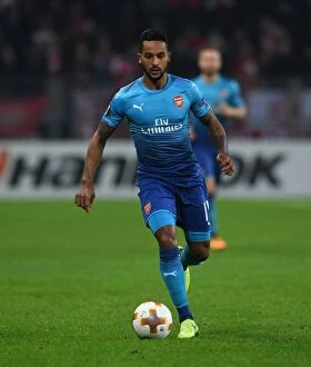 Images Dated 28th September 2017: Theo Walcott in Action: Arsenal vs. BATE Borisov, UEFA Europa League 2017-18