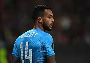Images Dated 28th September 2017: Theo Walcott in Action: Arsenal vs. FC BATE Borisov, UEFA Europa League 2017-18