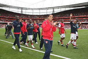 Theo Walcott in Action: Arsenal vs. Chelsea, 1:1 Stalemate, FA Premiership, Emirates Stadium, 6/5/07