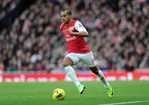 Images Dated 10th December 2011: Theo Walcott in Action: Arsenal vs. Everton, Premier League 2011-12
