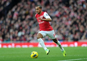 Theo Walcott in Action: Arsenal vs. Everton, Premier League 2011-12