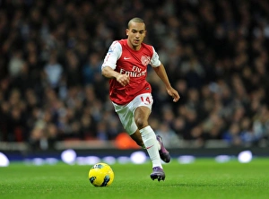 Theo Walcott in Action: Arsenal vs. Queens Park Rangers, Premier League 2011-12