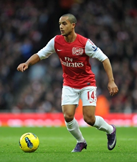 Arsenal V Queens Park Rangers 2011-12 Prints: Theo Walcott in Action: Arsenal vs. Queens Park Rangers (2011-12)