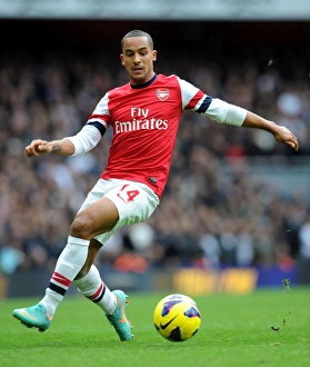 Arsenal V Tottenham Hotspur 2012-13 Prints: Theo Walcott in Action: Arsenal vs. Tottenham Hotspur, Premier League 2012-13