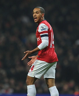 Theo Walcott in Action: Arsenal vs. West Ham United, Premier League 2012-13