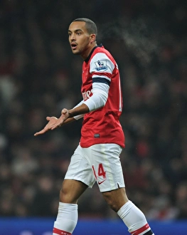 Arsenal V West Ham United 2012-13 Prints: Theo Walcott in Action: Arsenal vs. West Ham United, Premier League 2012-13
